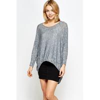 oversized batwing sleeve top