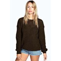 oversized vintage jumper khaki