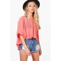 Oversized Blouse - coral