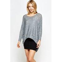 Oversized Batwing Sleeve Top