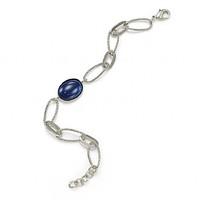 Oval Lapis Bracelet