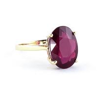 Oval Cut Ruby Ring 7.5ct in 9ct Gold