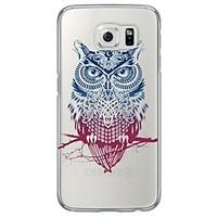 Owl Printing Pattern Soft Ultra-thin TPU Back Cover For Samsung GalaxyS7 edge/S7/S6 edge/S6 edge plus/S6/S5/S4