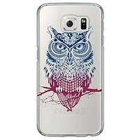 owl printing pattern soft ultra thin tpu back cover for samsung galaxy ...