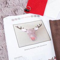 Owl and Sewing Cat Hanging Reindeer Head 408948