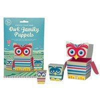 OWL FAMILY PUPPETS Activity Set