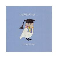 Owl - Wise One Graduation Card