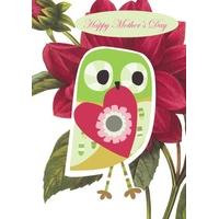 Owl and Heart | Mothers Day Card