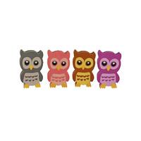 Owl Eraser each