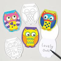 Owl Colour-in Memo Pads (Pack of...