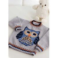 Owl Pullover in Deramores Baby DK - Digital Version