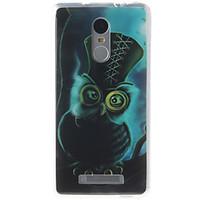 Owl Painting Pattern TPU Soft Case for Xiaomi Redmi Note 3