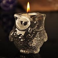 Owl Shaped Candle Favor