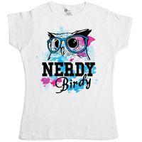 Owl Women\'s T-Shirt - Nerdy Birdy