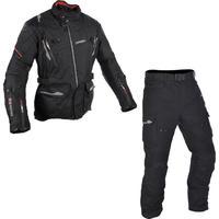 Oxford Montreal 2.0 Motorcycle Jacket & Trousers Tech Black Kit
