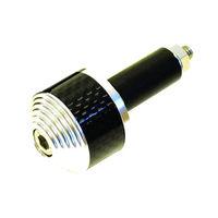 Oxford Oxford OF897 Car Bend-2 Silver Carbon Fibre/ Alloy Bar Ends