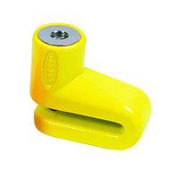 oxford oxford of34 junior mini motorcycle brake disc lock yellow