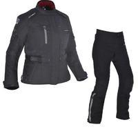 Oxford Dakota 1.0 Ladies Motorcycle Jacket & 2.0 Trousers Tech Black Kit