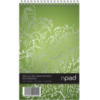 Oxford N Pad Recycled Shorthand Notebook Wirebound Ruled 120 Pages