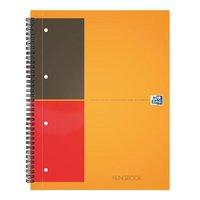 Oxford International Active Book 2 Wire Ruled with integral Pocket 160 Pages A5+ [Pack 5]