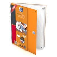Oxford (A4+) International Connect Wirebound Notebook Ruled 80 Sheets (White)