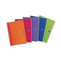 oxford a5 office translucent 180 pages 90gsm wirebound polypropylene