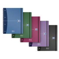 Oxford A4 Plus Assorted Wirebound Movebook Pack of 5 400011307