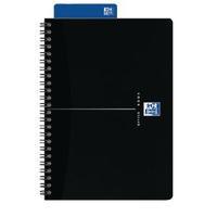 Oxford Office A5 Black Wirebound Notebook Smart Ruled Pack of 5