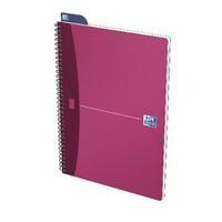 oxford office metallic a4 red notebooks pack of 5 400051874