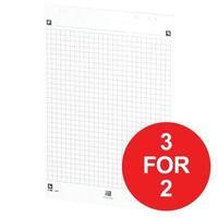 Oxford A1 Smart Flip Chart Square 600 x 800mm White - OFFER 3 for 2