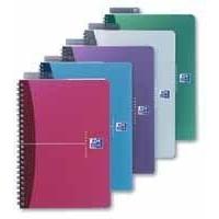 Oxford Office Notebook A4 Soft Polypropylene Cover Assorted