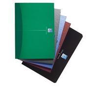 Oxford Office Notebook Casebound Hard Cover Ruled 192 Pages 90gsm A5 (Pack 5)