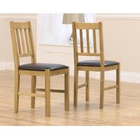 Oxford Brown Dining Chairs (Pair)