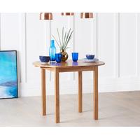 oxford 90cm solid oak extending dining table