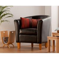 oxford black tub chair