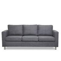 oxford 3 seater sofa medium grey