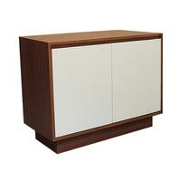 Oxford Walnut Compact Sideboard Vanilla