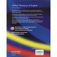 oxford thesaurus of english s au