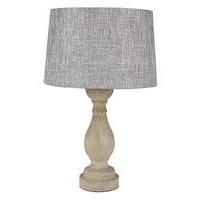 Oxford Concrete Turned Table Lamp