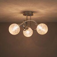 Oxeia Glass 3 Lamp Ceiling Light
