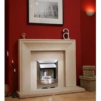 Oxford Limestone Fireplace Package With Electric Fire