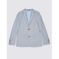 Oxford Textured Blazer (3-14 Years)