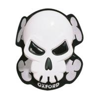 Oxford Skull Knee Sliders white