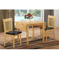 oxford drop leaf dining table 2 chairs oak