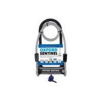 Oxford Sentinel Shackle DUO Lock 320 With Cable | Black