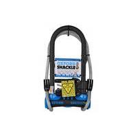 Oxford Shackle DUO U-Lock 320 With Cable | Blue/Black