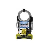 oxford shackle duo u lock 320 with cable yellowblack