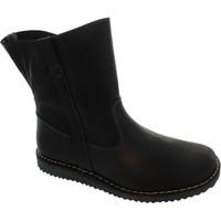 Oxygen kiel women\'s black full zip up side flat leather ankle boots ne women\'s Low Ankle Boots in black