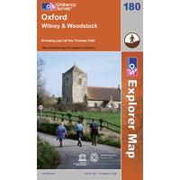 Oxford - OS Explorer Active Map Sheet Number 180