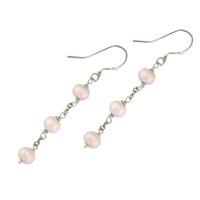 Oxford Beauty pink pearl earrings